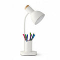 LED desk lamp with pen holder for the office and home office