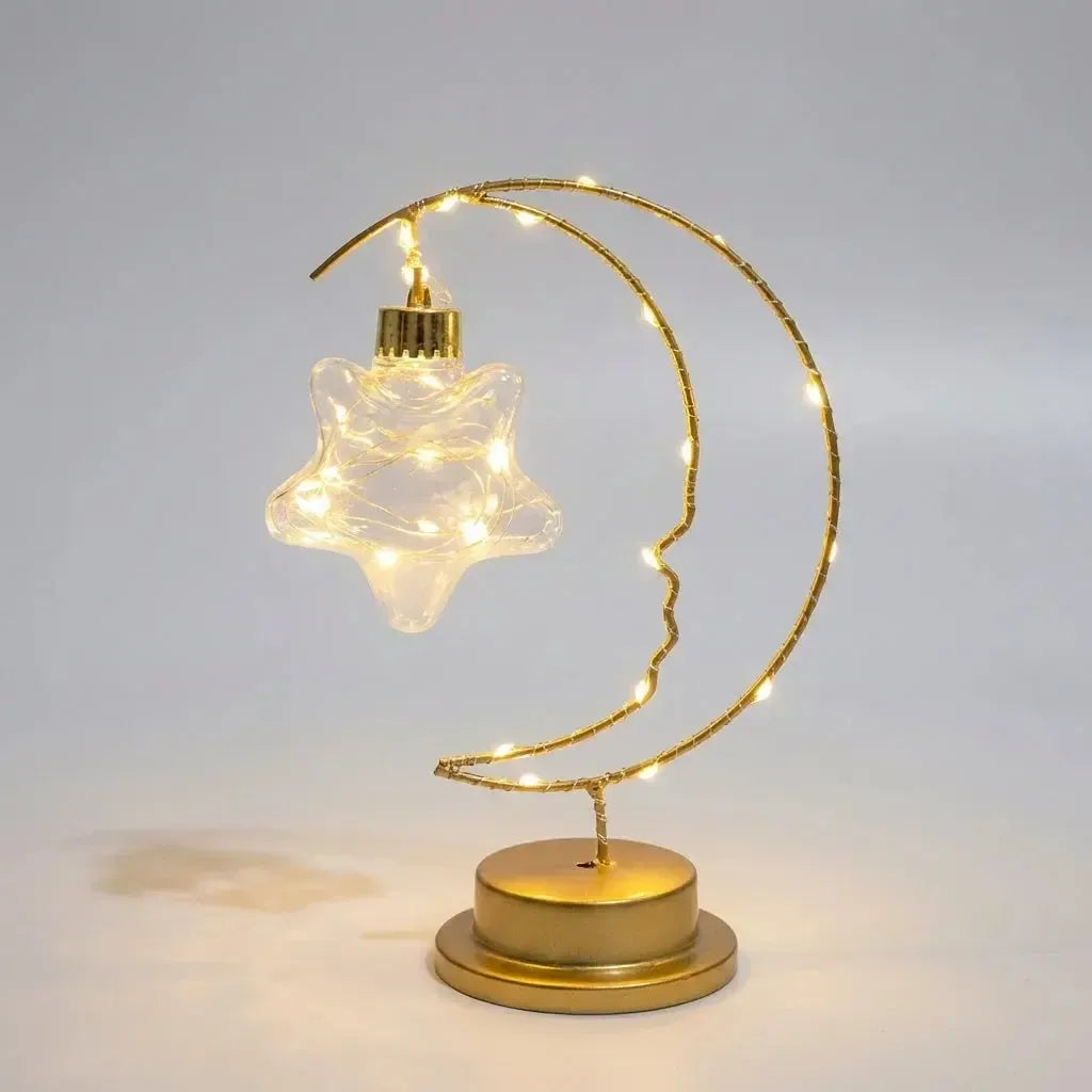 LED Tischlampe Monddesign mit verstellbaren Lichtmodi