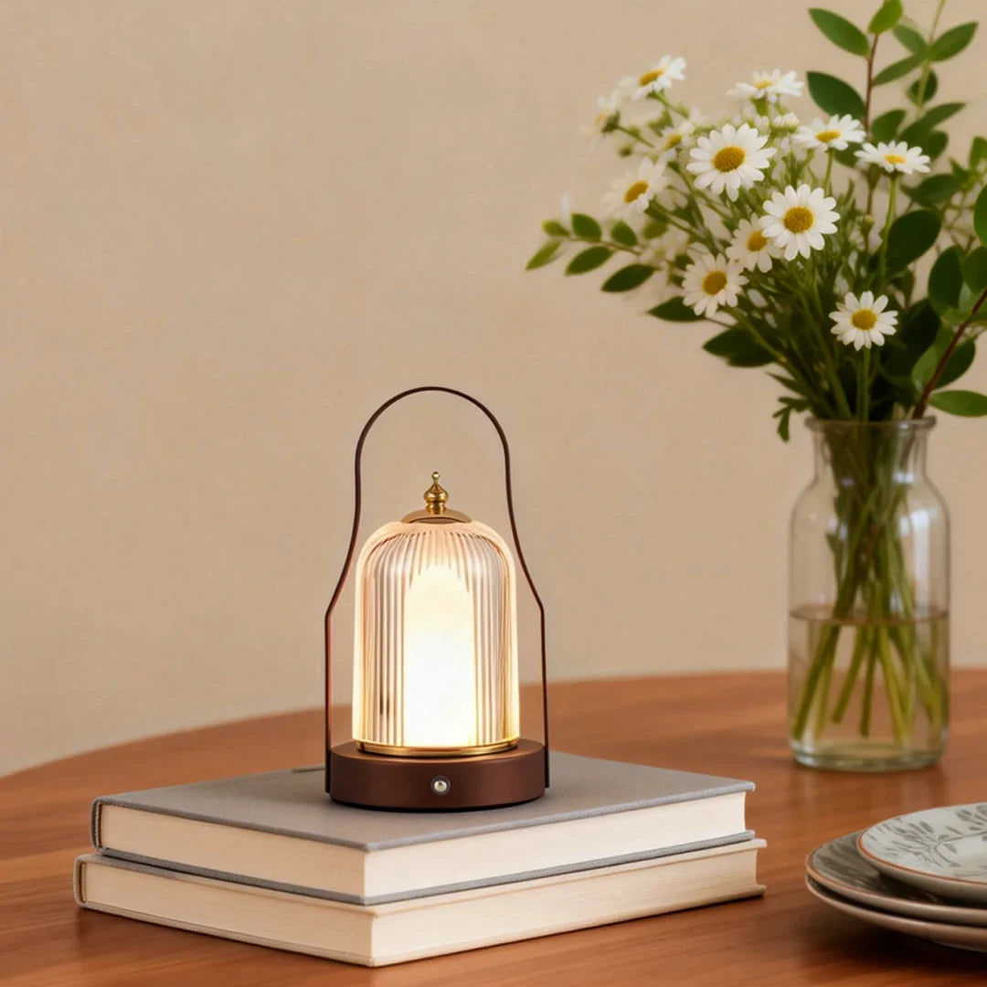 Tischlampe kabellos – USB aufladbar mit Touch-Steuerung