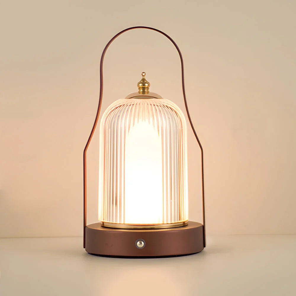 Tischlampe kabellos – USB aufladbar mit Touch-Steuerung