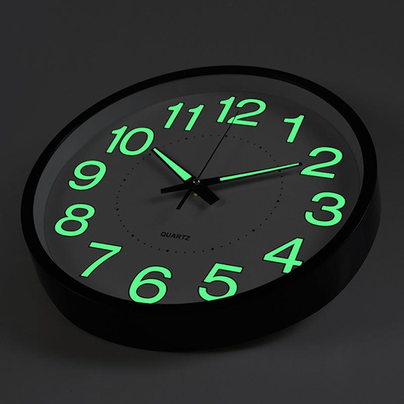 LED Wanduhr mit Beleuchtung – moderne Uhr für Wohnzimmer