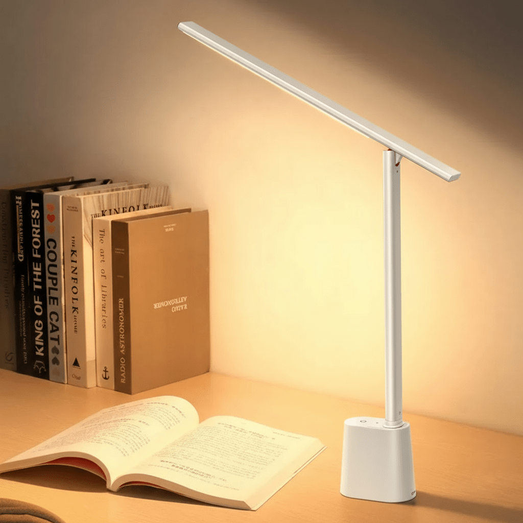 Faltbare LED-Schreibtischlampe dimmbar und kabellos
