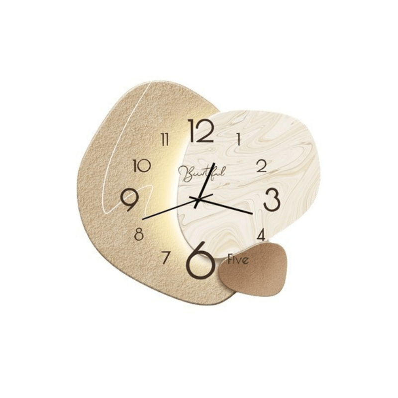 Lautlose Wanduhr im skandinavischen Design für ruhige Räume