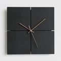 Lautlose Wanduhr mit minimalistischem Design für Wohnräume