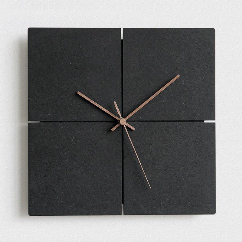 Lautlose Wanduhr mit minimalistischem Design für Wohnräume