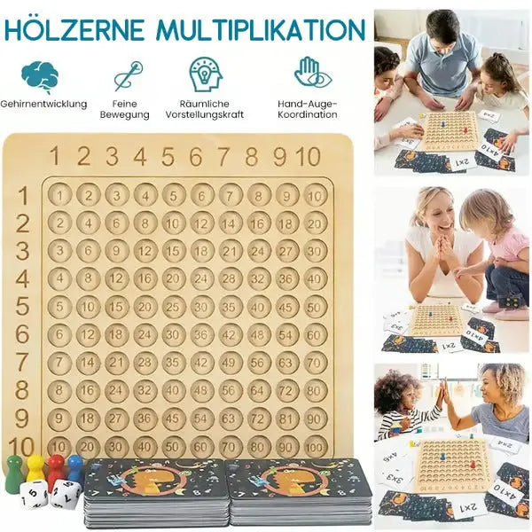 Lernspiel Multiplikation Holz – Spielerisch das Einmaleins verstehen product image 7