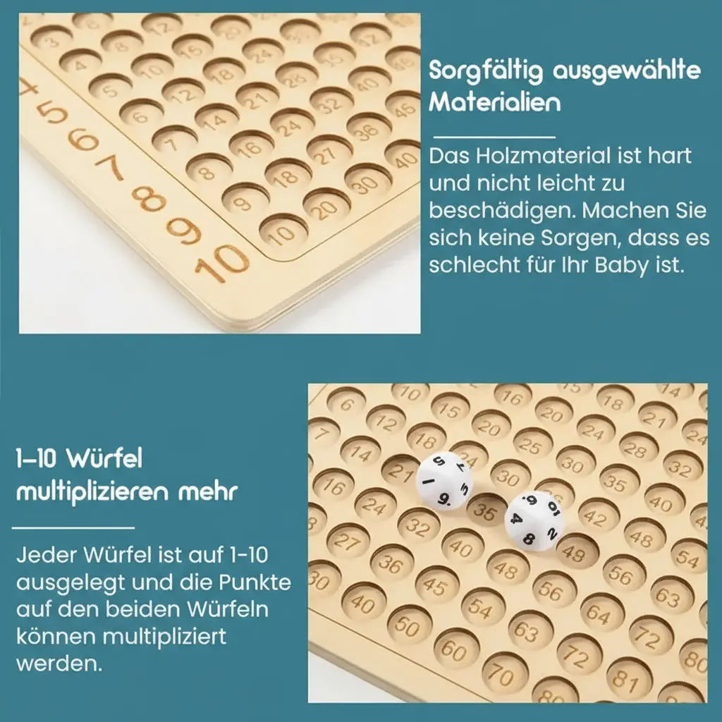 Lernspiel Multiplikation Holz – Spielerisch das Einmaleins verstehen product image 4