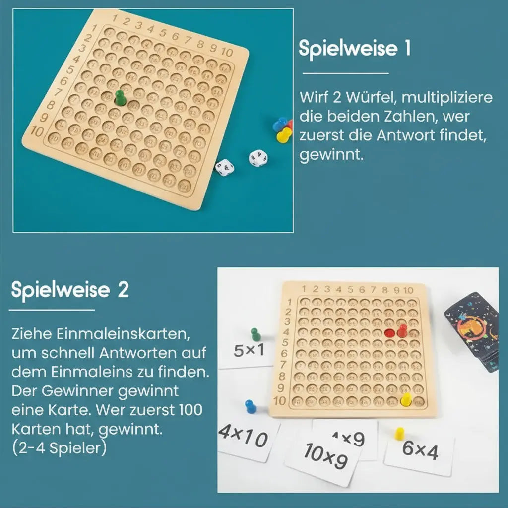 Lernspiel Multiplikation Holz – Spielerisch das Einmaleins verstehen product image 5