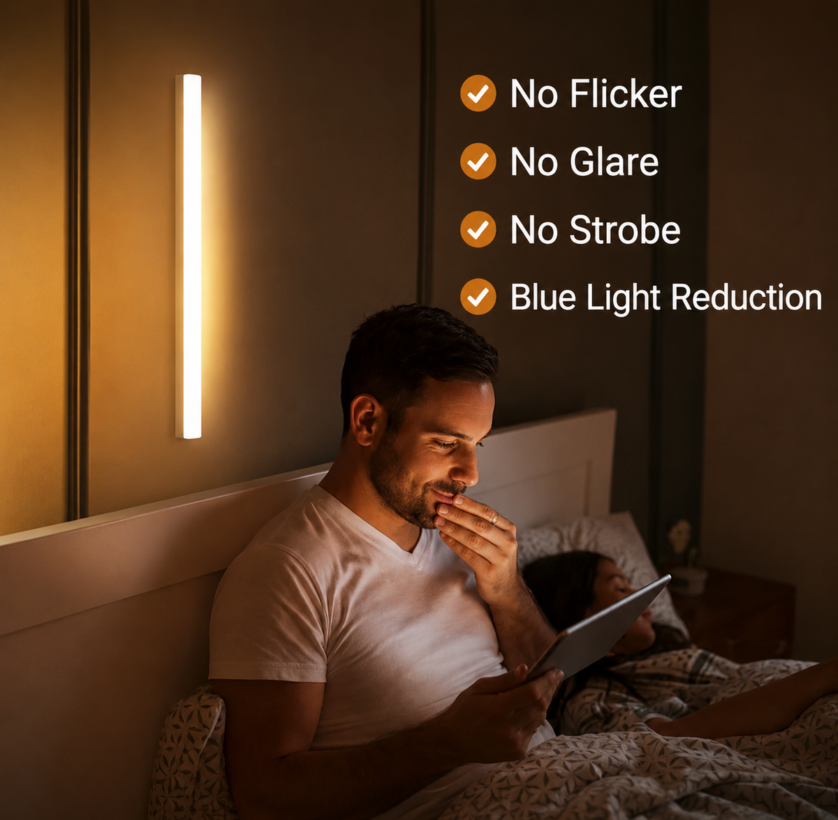 Kabelloser LED-Lichtstreifen mit Bewegungsmelder für den Innenbereich