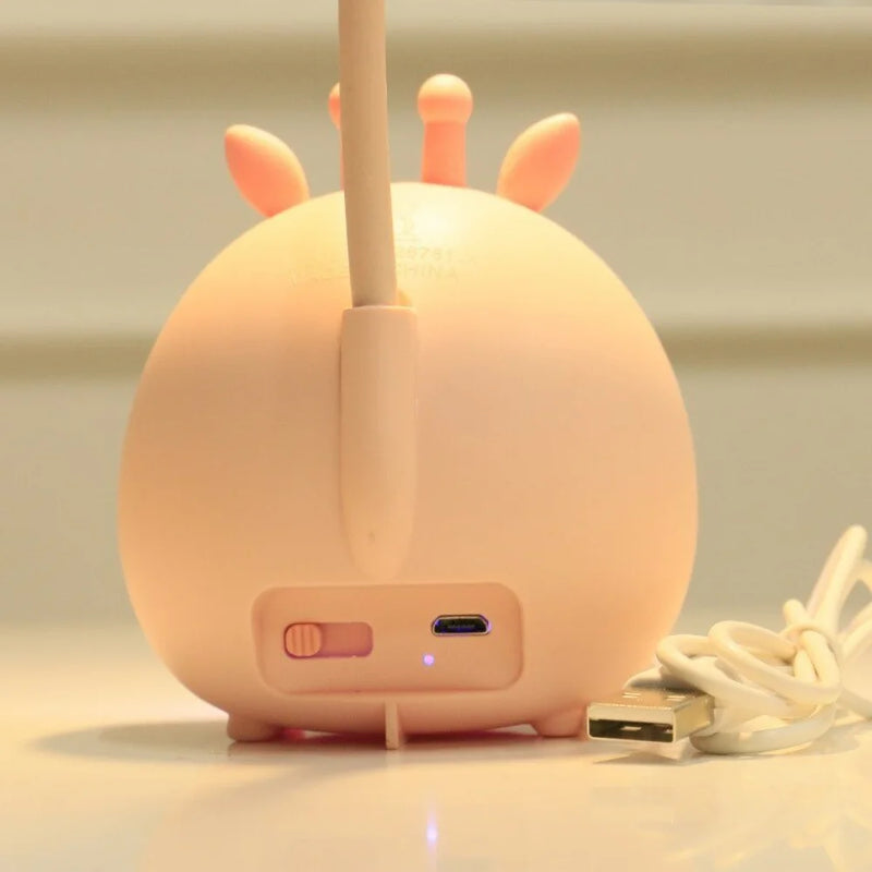 Children's reading lamp with night light - easy on the eyes and cordless