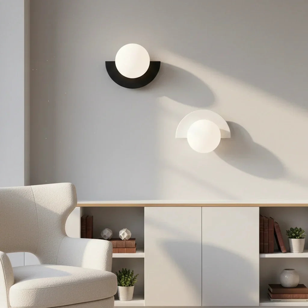 Minimalistische bunte Wandlampe – dekoratives Wandlicht