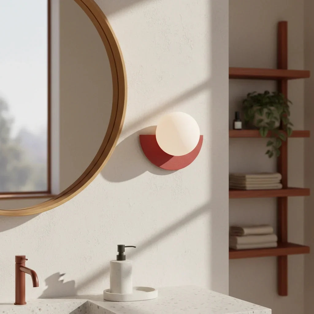 Minimalistische bunte Wandlampe – dekoratives Wandlicht