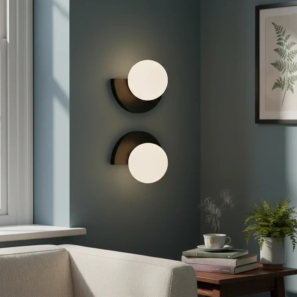 Minimalistische bunte Wandlampe – dekoratives Wandlicht