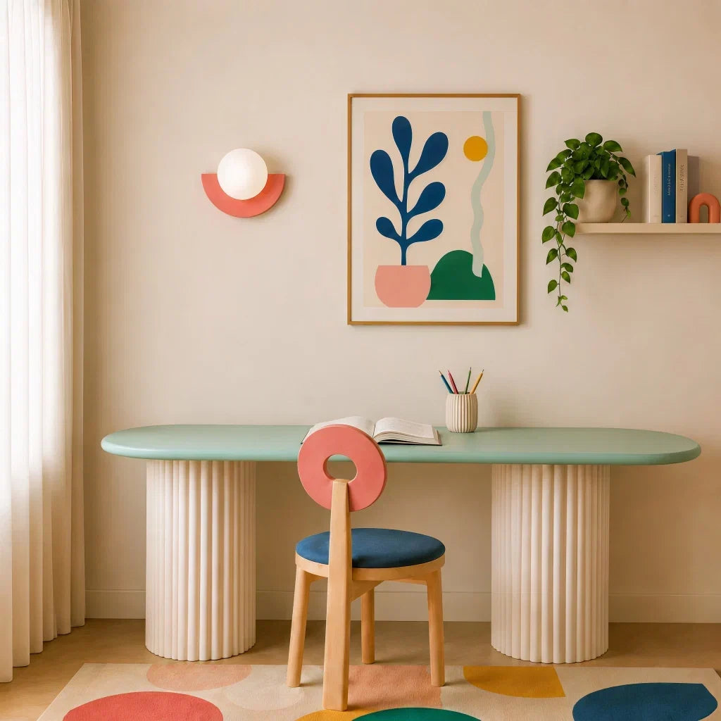Minimalistische bunte Wandlampe – dekoratives Wandlicht