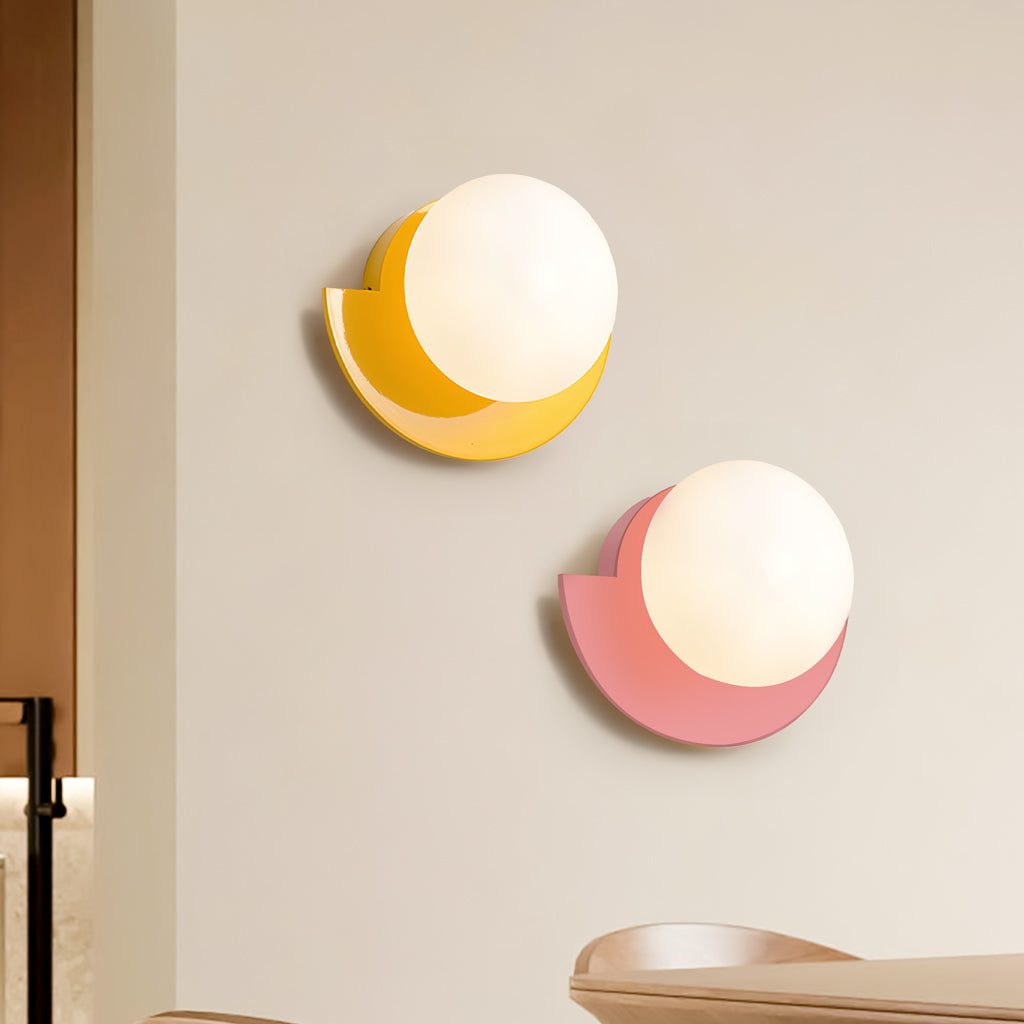 Minimalistische bunte Wandlampe – dekoratives Wandlicht
