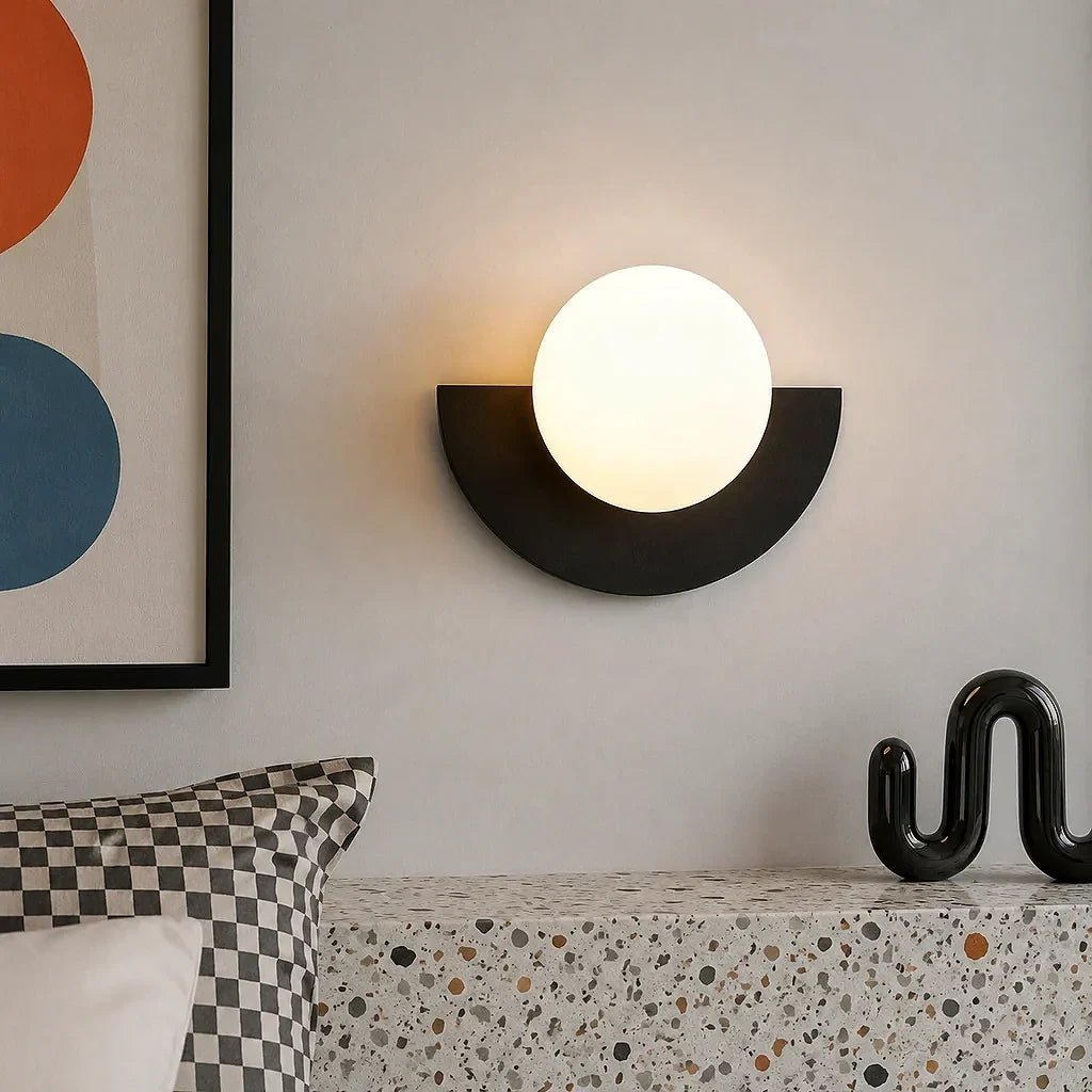Minimalistische bunte Wandlampe – dekoratives Wandlicht