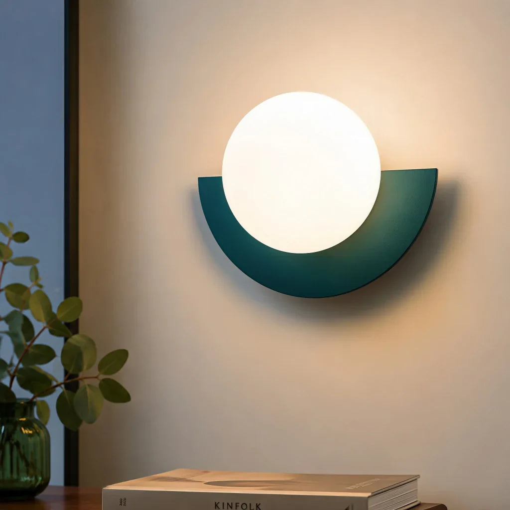 Minimalistische bunte Wandlampe – dekoratives Wandlicht