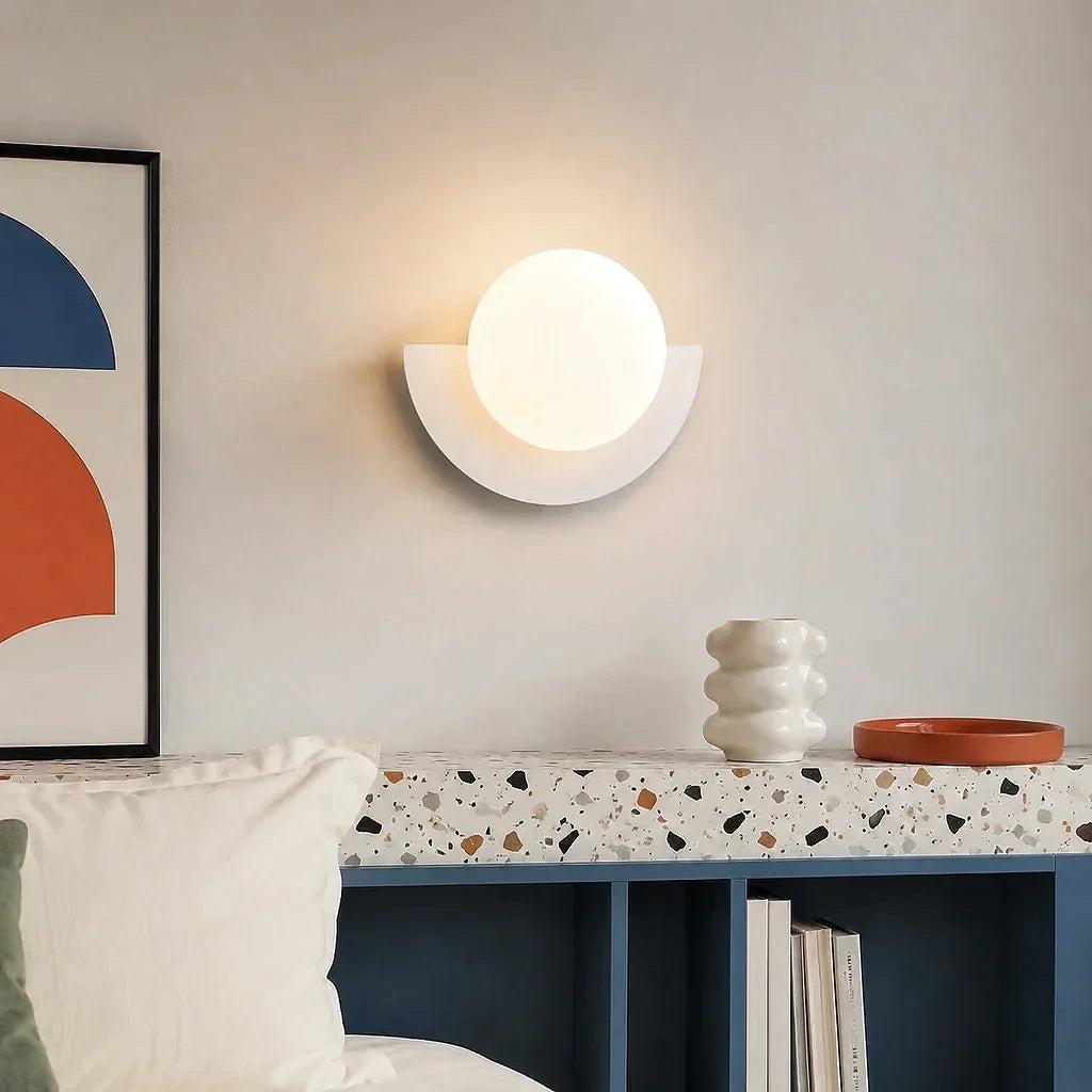 Minimalistische bunte Wandlampe – dekoratives Wandlicht