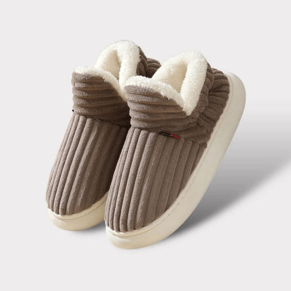 Warme Unisex Winterpantoffeln mit Plüschfutter für die ganze Familie
