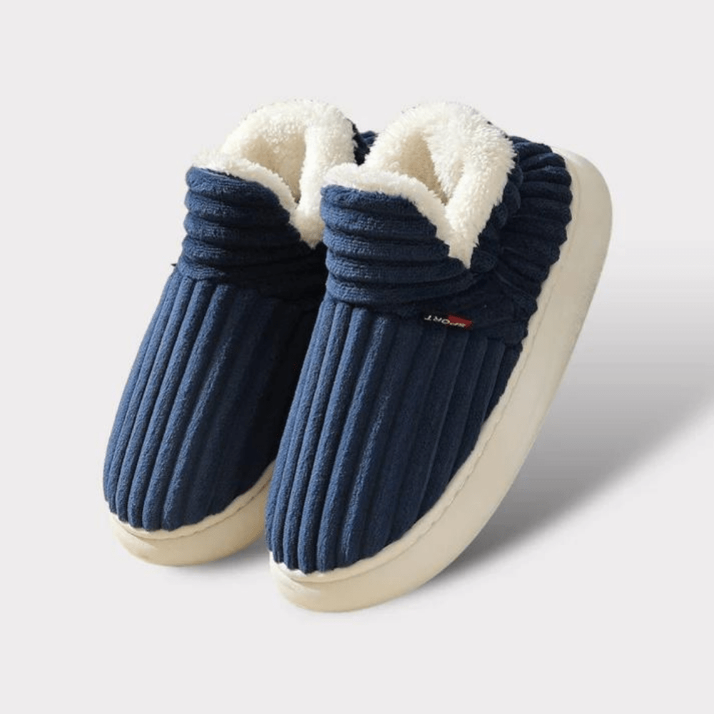 Warme Unisex Winterpantoffeln mit Plüschfutter für die ganze Familie