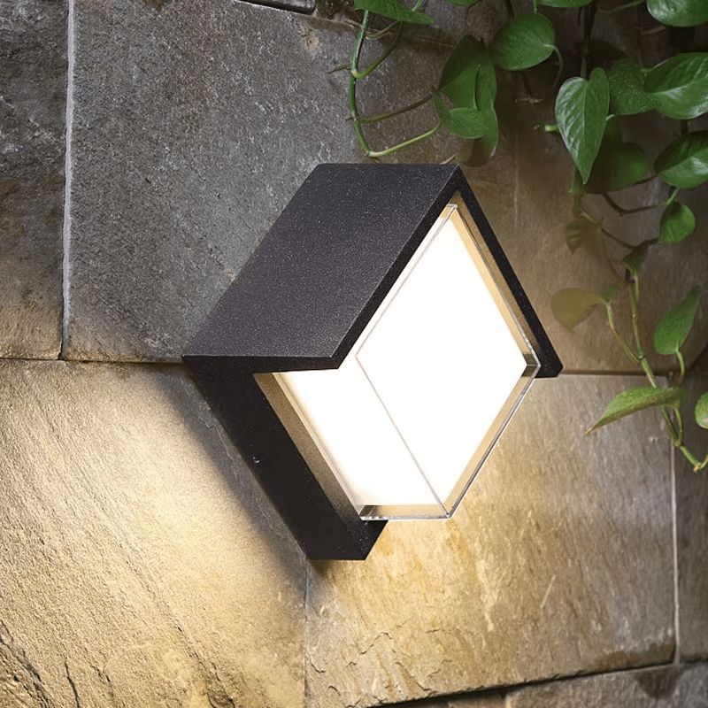 LED outdoor wall light - modern lighting for home and garden