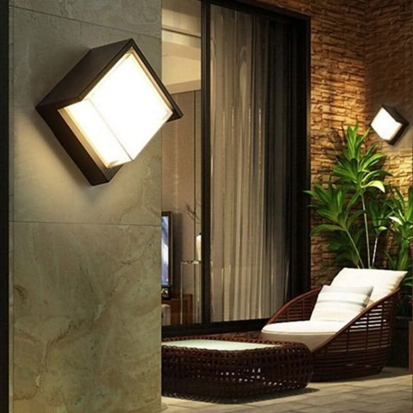 LED outdoor wall light - modern lighting for home and garden