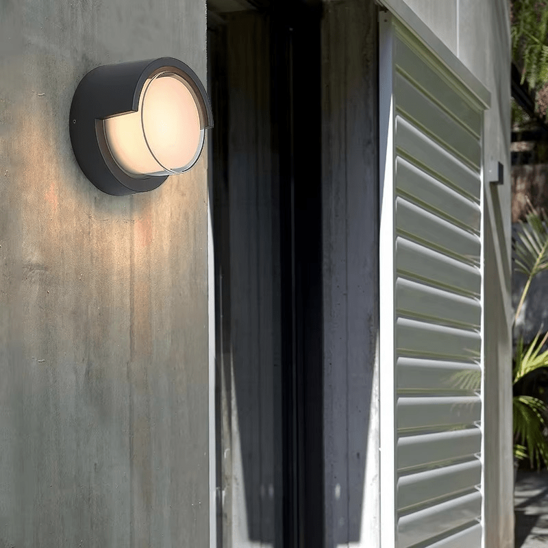 LED outdoor wall light - modern lighting for home and garden