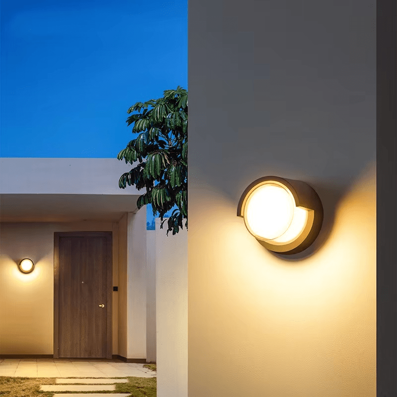LED outdoor wall light - modern lighting for home and garden