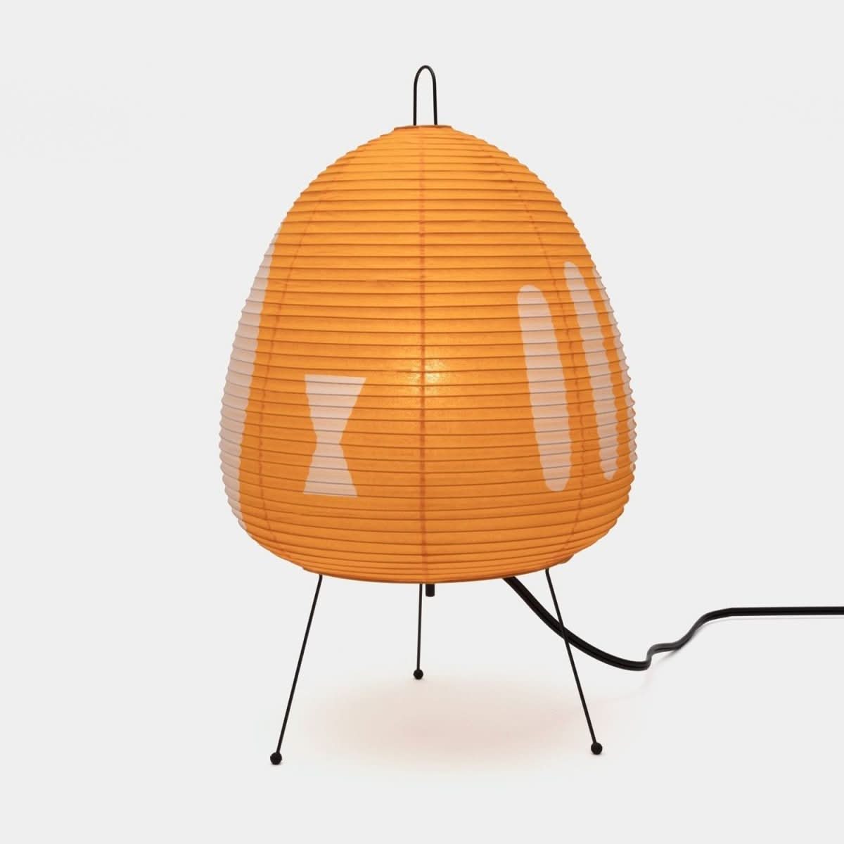 Reispapier Tischlampe Japanisches Design – Warmes diffuses Licht