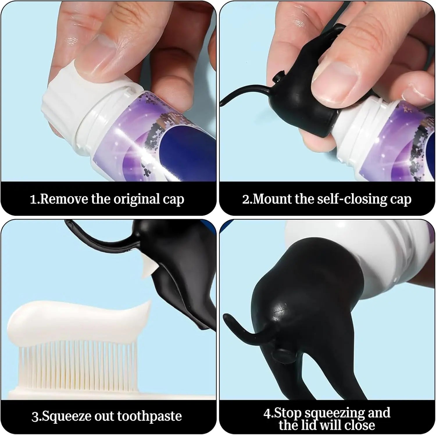 Lustiger Zahnpastaspender – 2er-Set product image 4