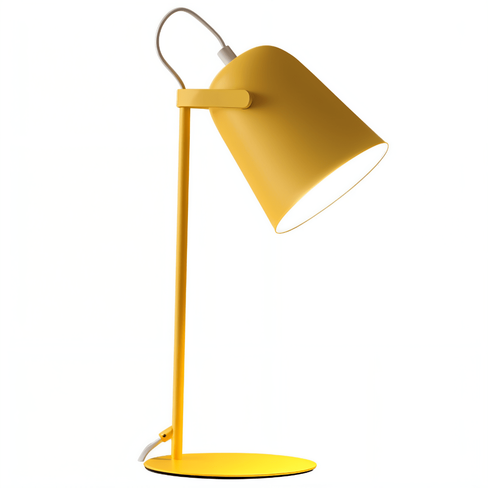 Tischlampe mit drehbarem Schirm und augenschonendem Licht