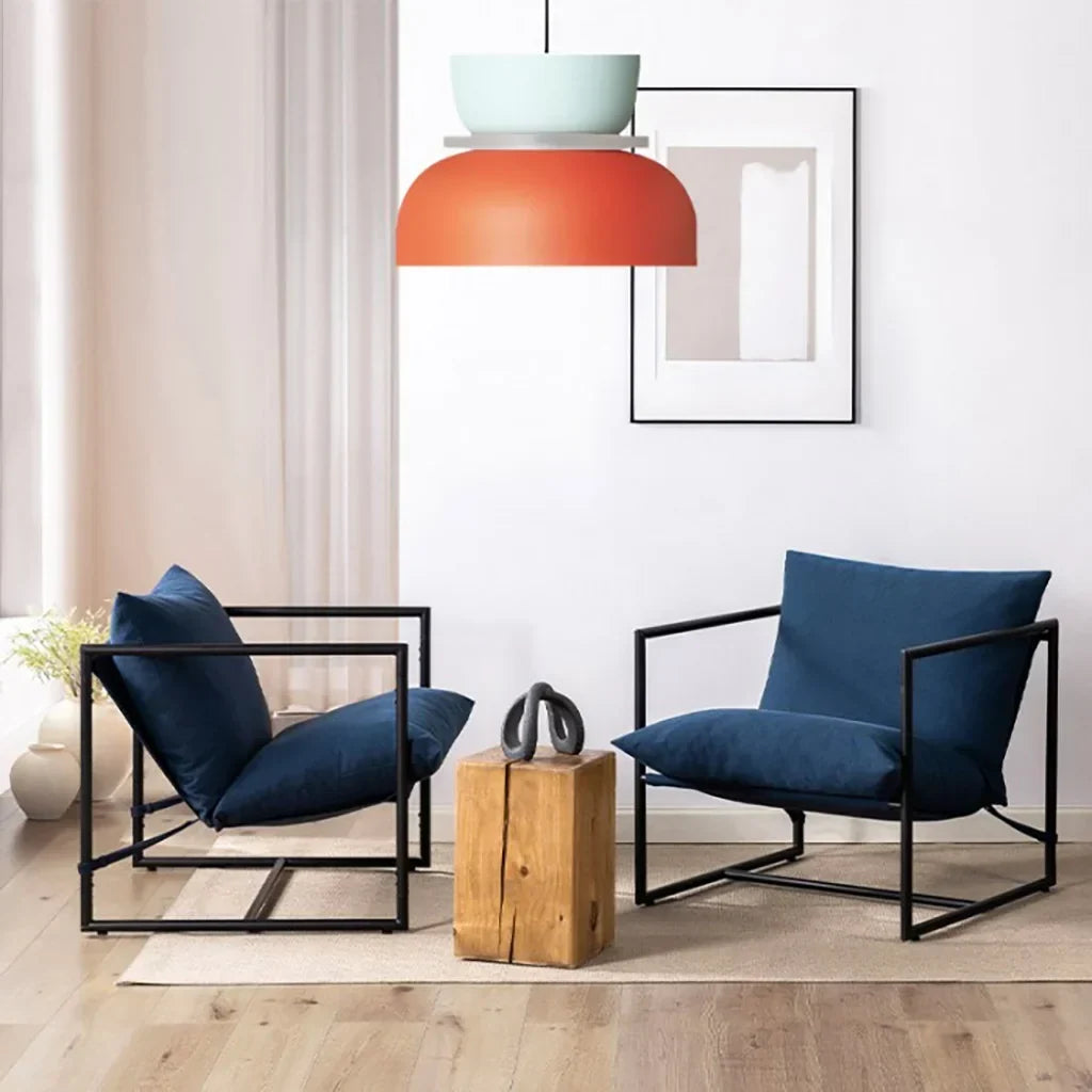 Nordische Pendelleuchte mit Farbblock-Design für moderne Räume