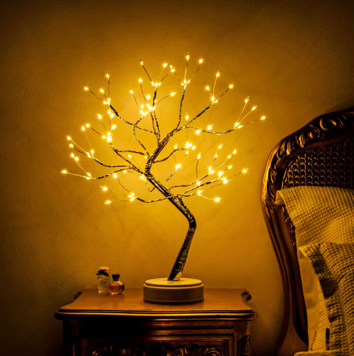 LED Lichterbaum mit formbaren Ästen – warmweiße Deko-Leuchte – Homena