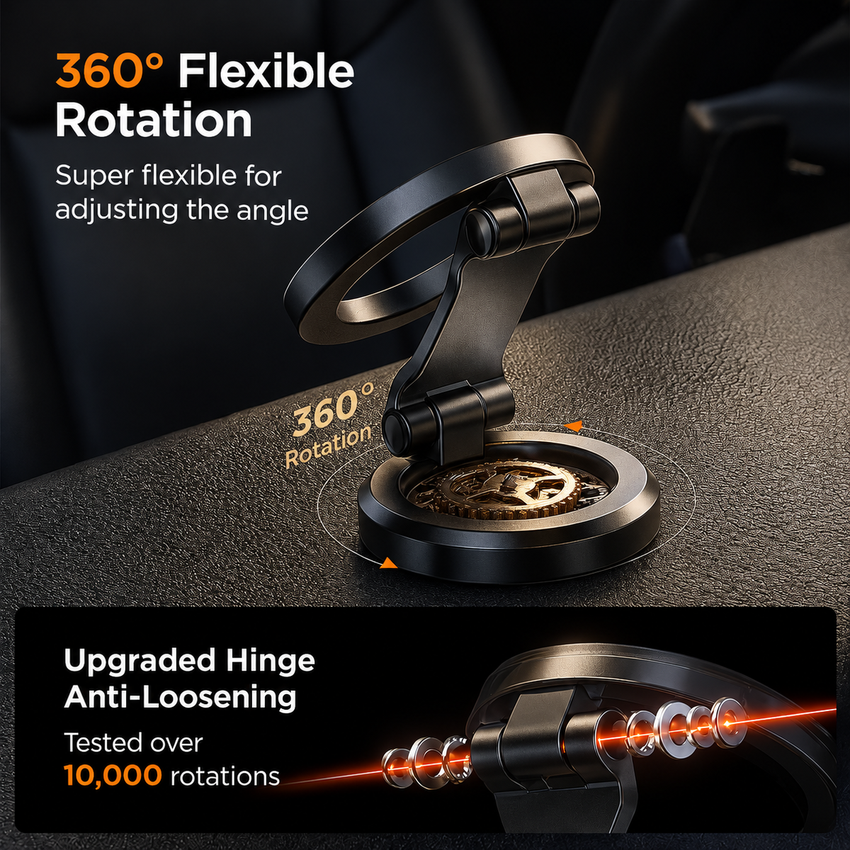Magnetische Handyhalterung Auto mit 360° Drehgelenk