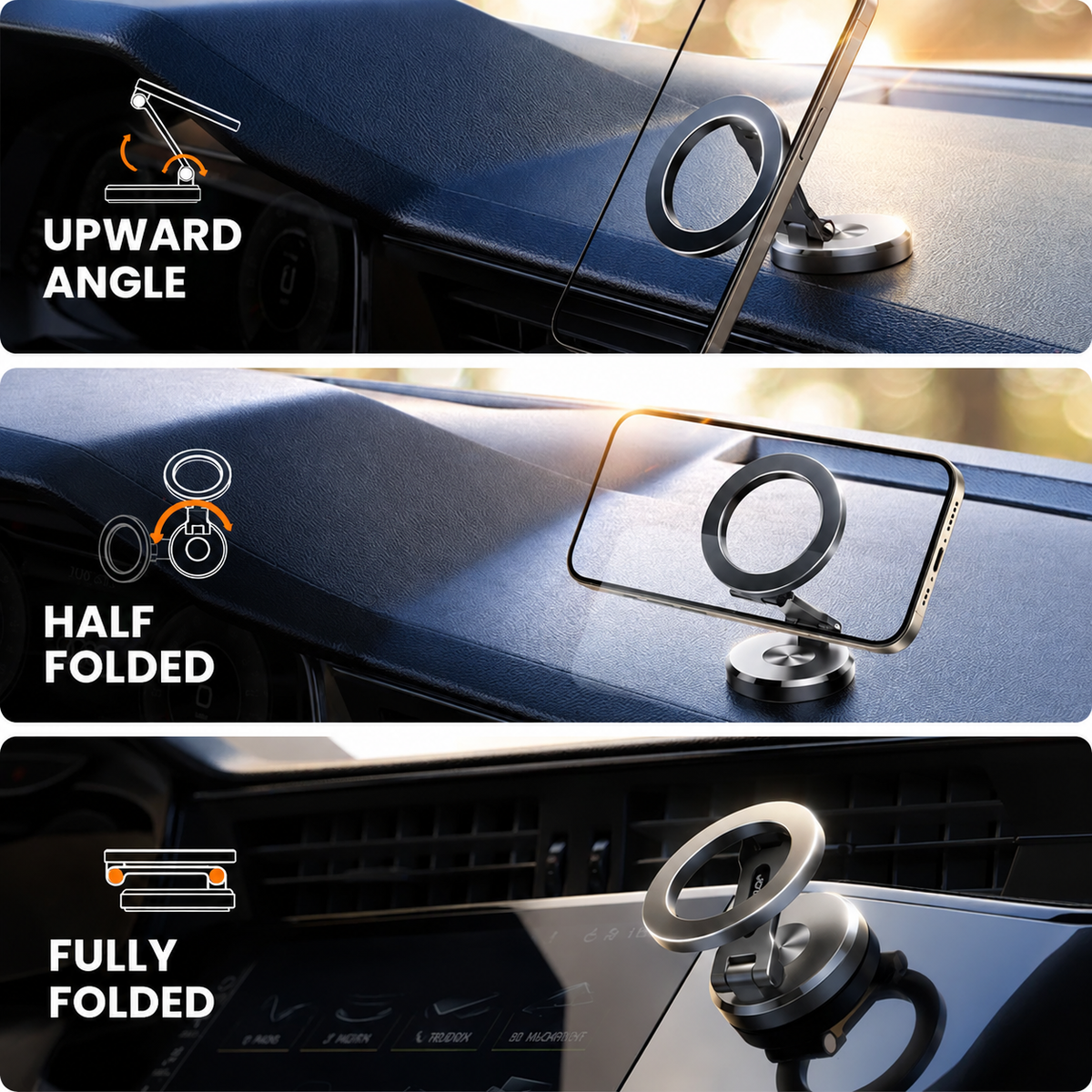 Magnetische Handyhalterung Auto mit 360° Drehgelenk