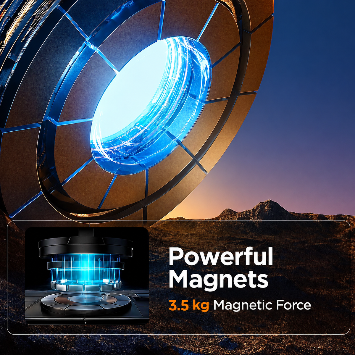 Magnetische Handyhalterung Auto mit 360° Drehgelenk