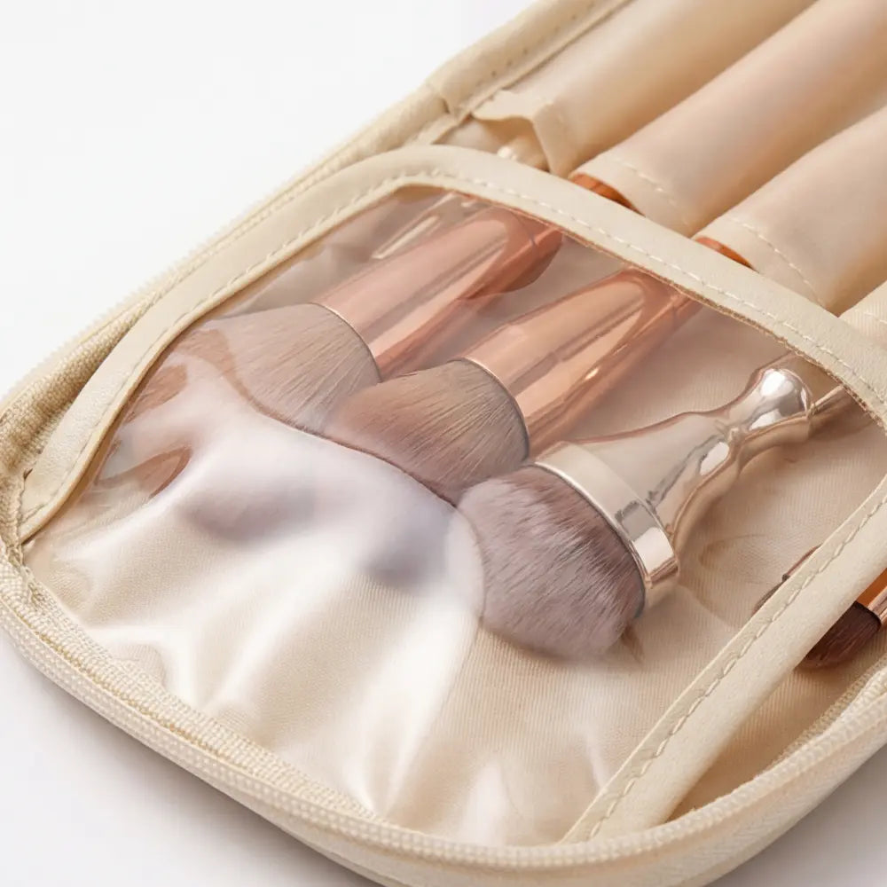 Flach aufklappbare Kosmetiktasche – Pinselschutz, 25+ Produkte product image 3