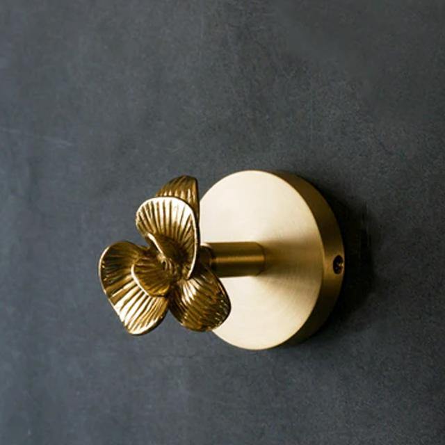 Messing-Wandhaken mit Tierkopf – dekorativer Kleiderhaken mit Gold-Finish
