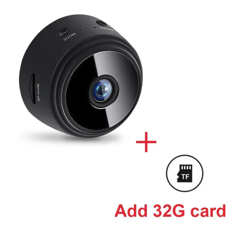 Mini WLAN Überwachungskamera 1080P Full HD mit Nachtsicht