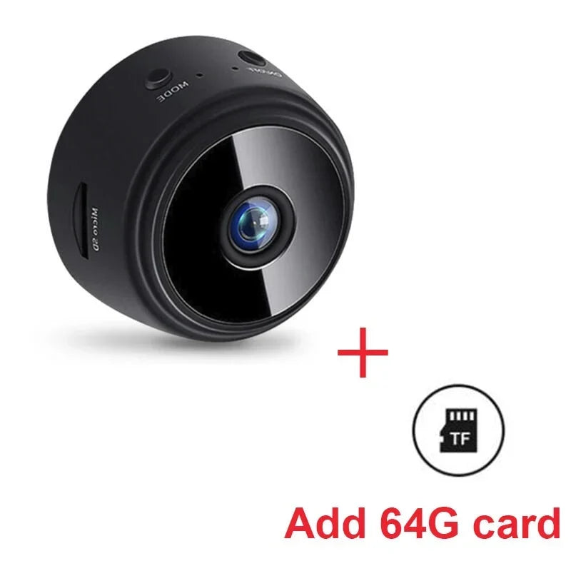 Mini WLAN Überwachungskamera 1080P Full HD mit Nachtsicht