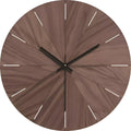 Moderne Wanduhr aus Holz – lautloses Quarzwerk minimalistisch