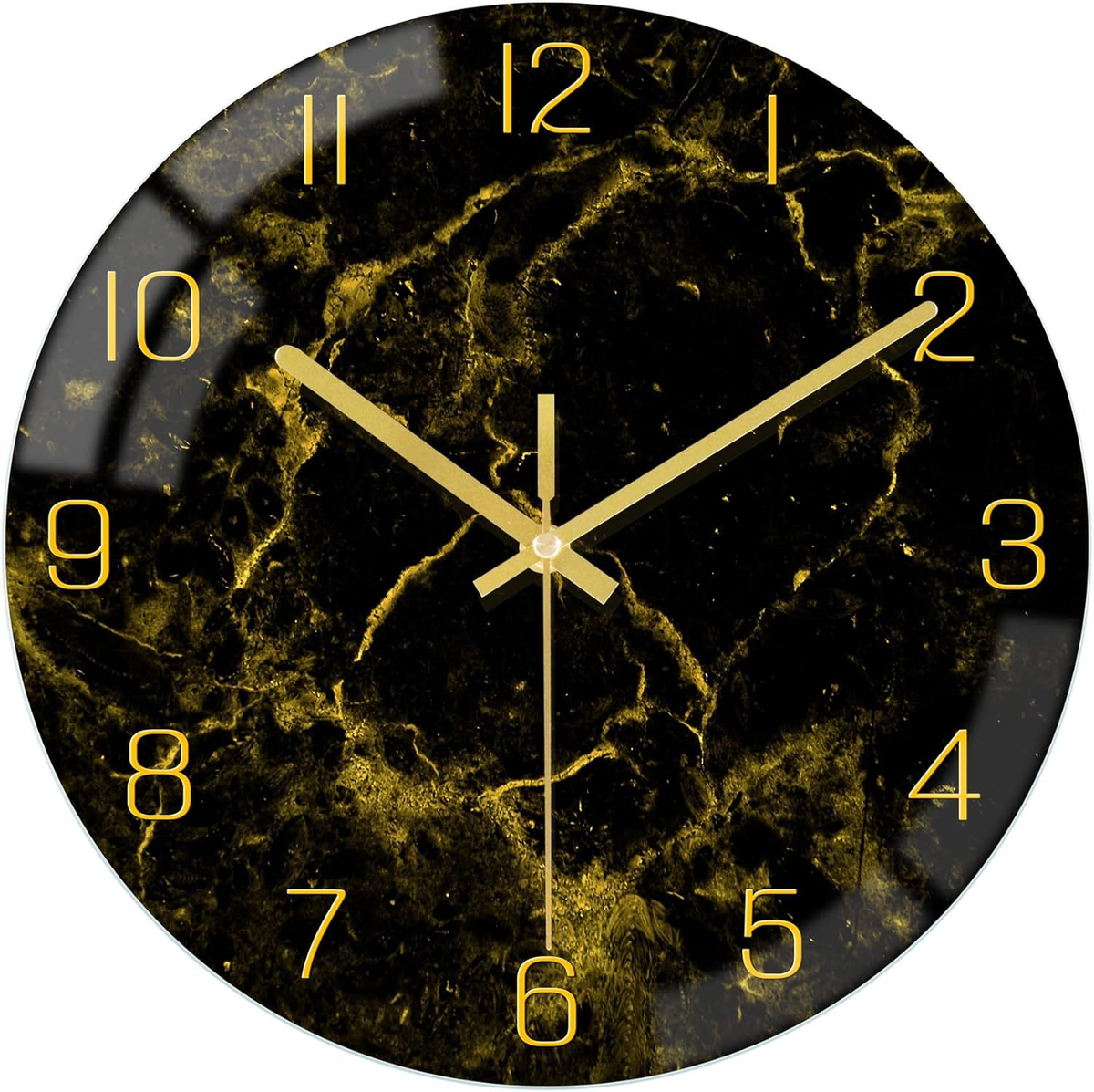 Modern wall clock with artistic design for living rooms and kitchens