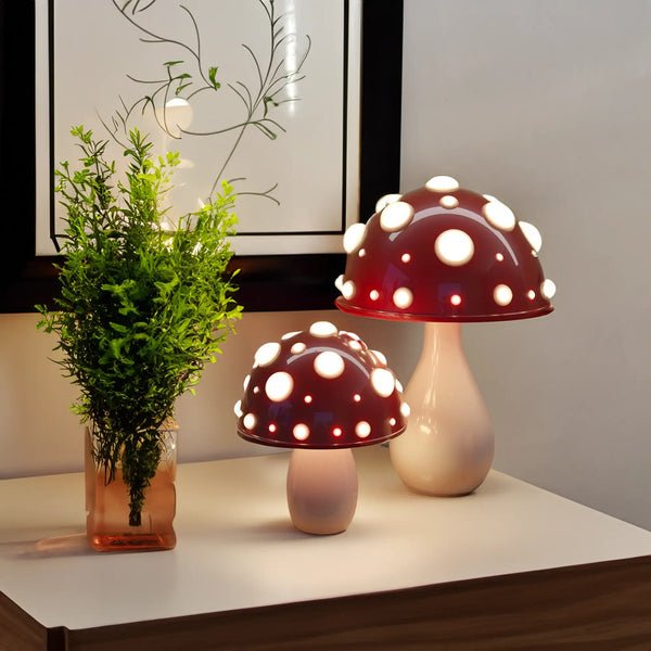 LED Tischlampe Pilzform – warme Stimmungsbeleuchtung für Zuhause