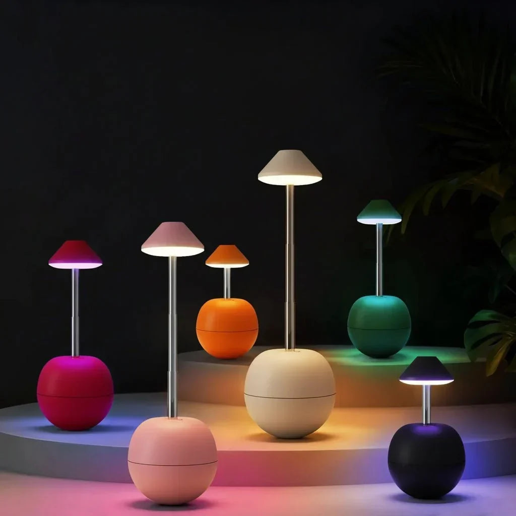 LED-Nachttischlampe mit Fernbedienung und USB-Ladefunktion