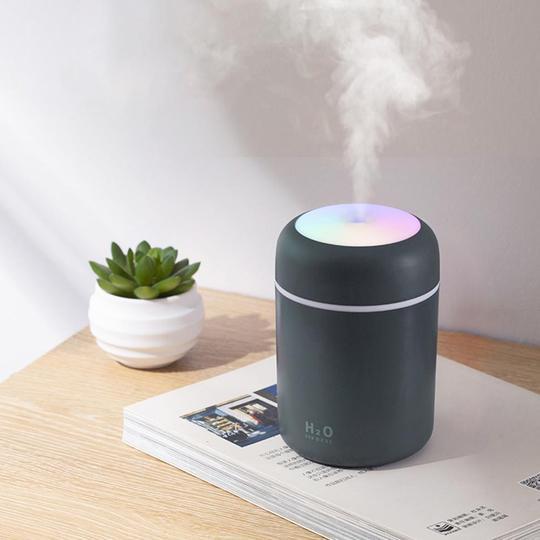 Ultrasonic Air Humidifier 300 ml with Color Ring Lighting Quiet