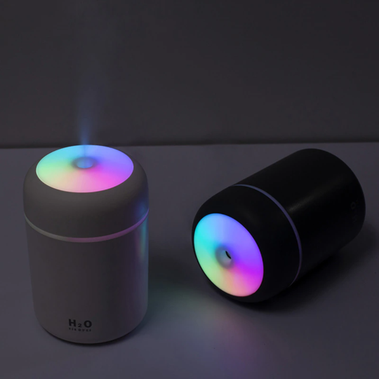 Ultrasonic Air Humidifier 300 ml with Color Ring Lighting Quiet