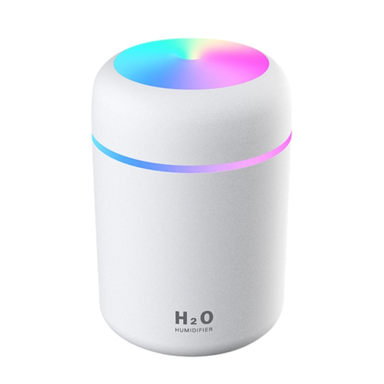 Ultrasonic Air Humidifier 300 ml with Color Ring Lighting Quiet