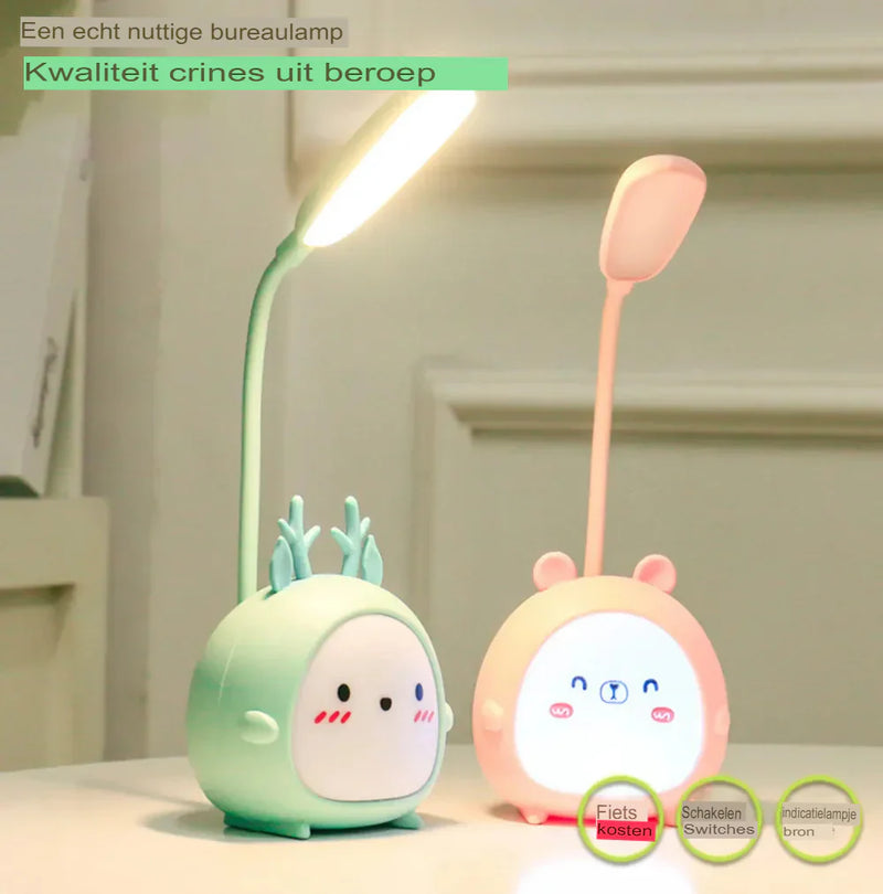 Children's reading lamp with night light - easy on the eyes and cordless