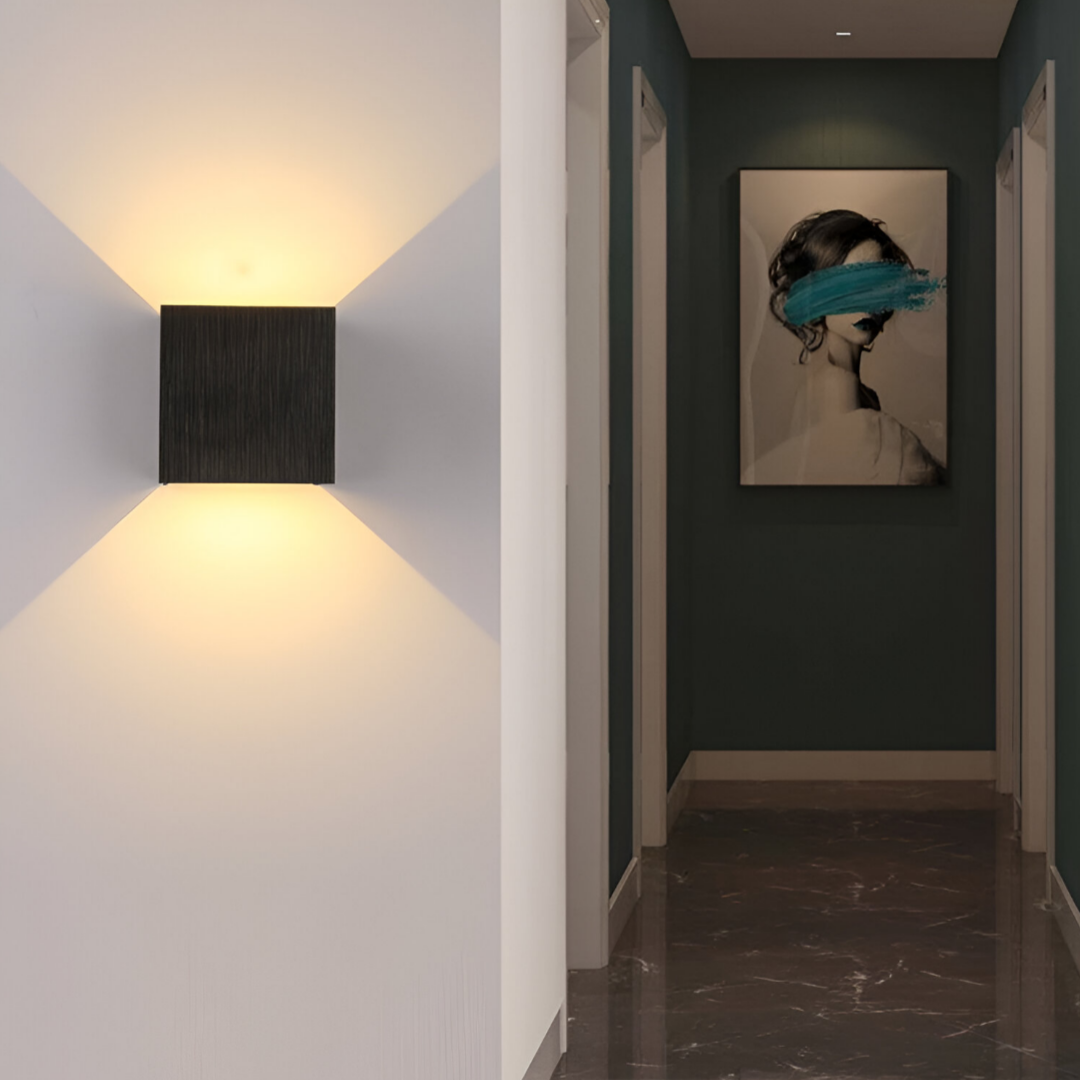 Wall Light with USB & Mains Connection – Warm & Cool White