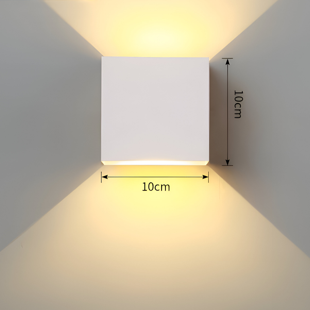 Wall Light with USB & Mains Connection – Warm & Cool White